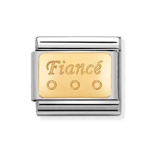 Gold Fiancé Charm