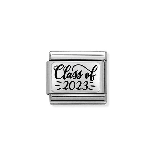 Silver Class of 2023 Charm