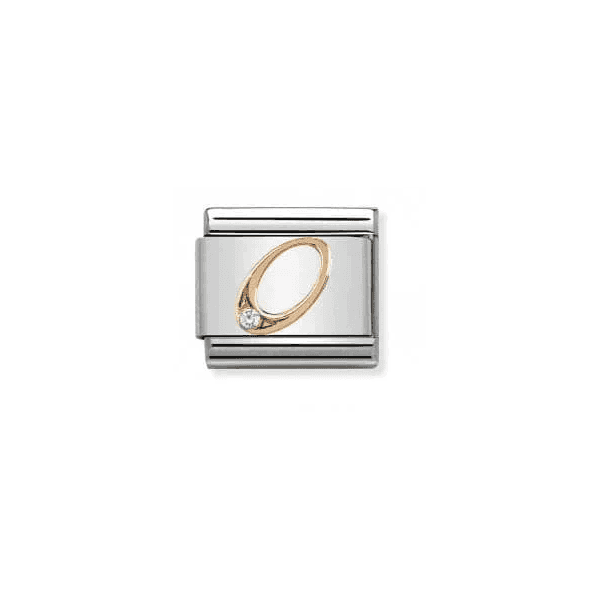 Rose Gold Number 0 Charm