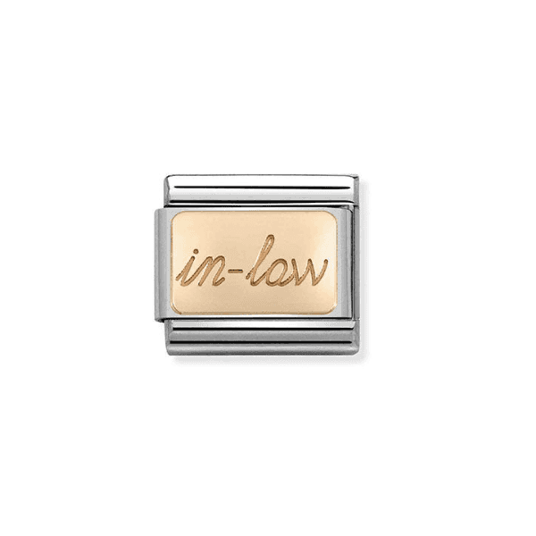 Classic Rose Gold In-Law Charm