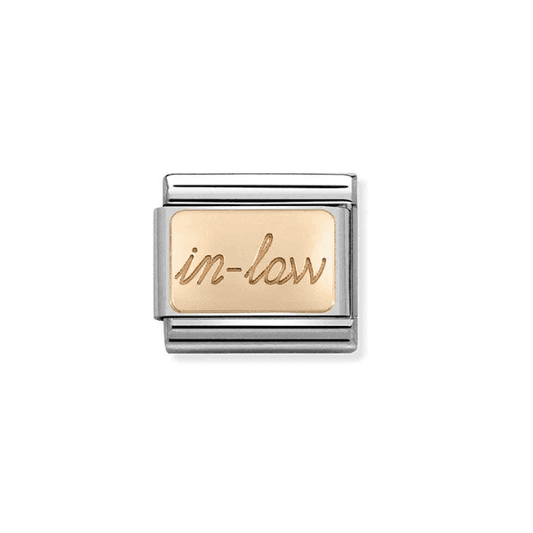 Classic Rose Gold In-Law Charm