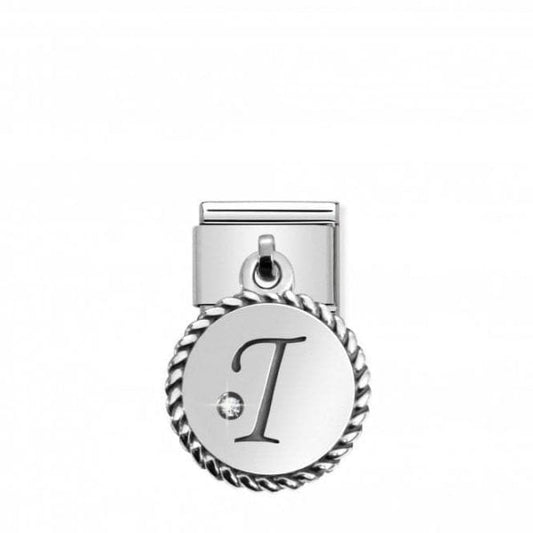 Letters Silver Oxy I Charm
