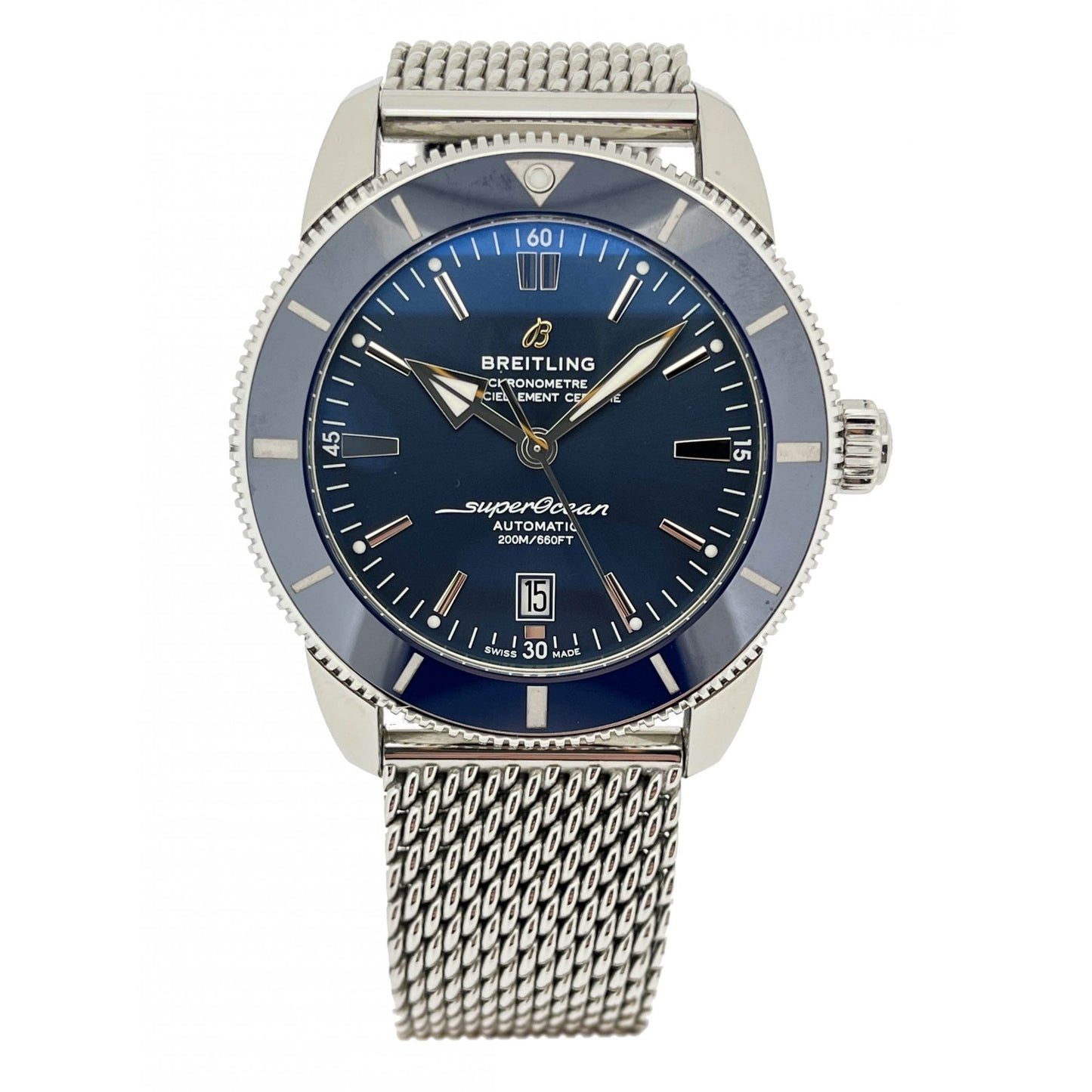 Men's Steel SuperOcean AB2020161C1A1