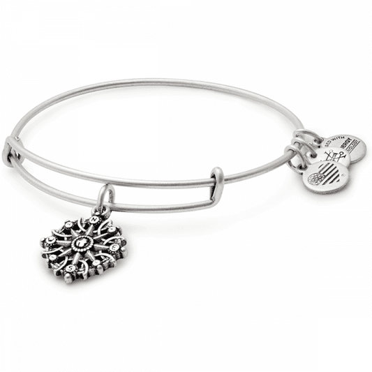 Compass Silver Bangle