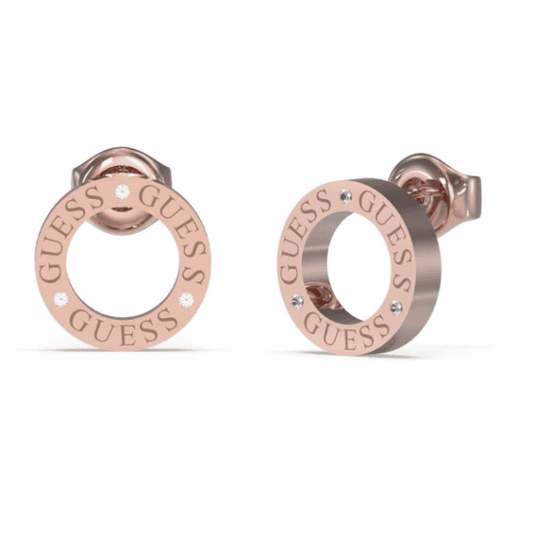 Rose Gold Plated Circle Lights Earrings