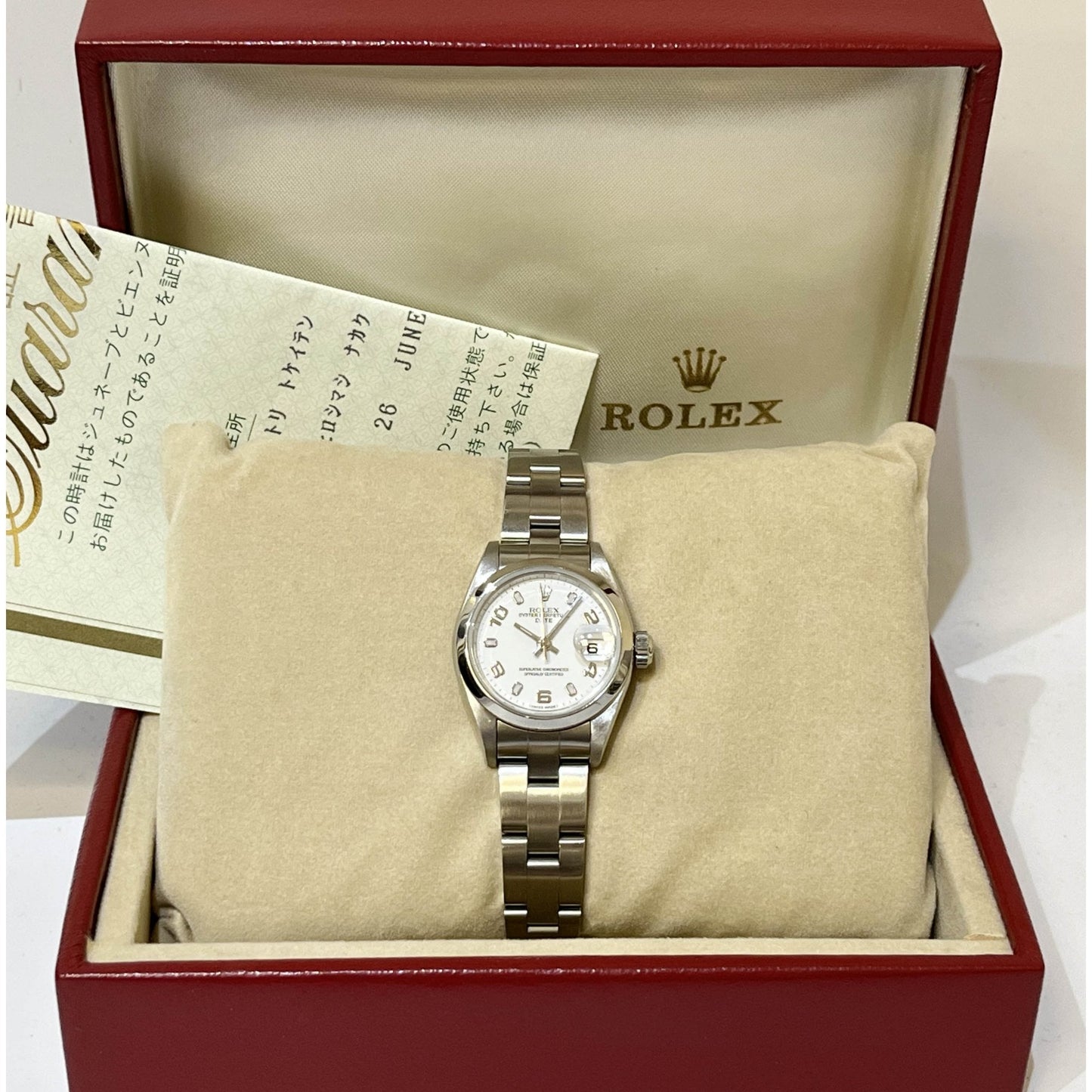 Ladies Steel Oyster Perpetual Date 79160