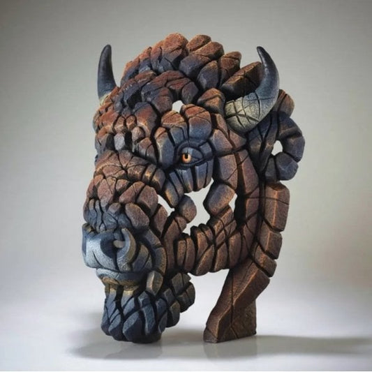 North American Buffalo / Bison Bust (Brown)