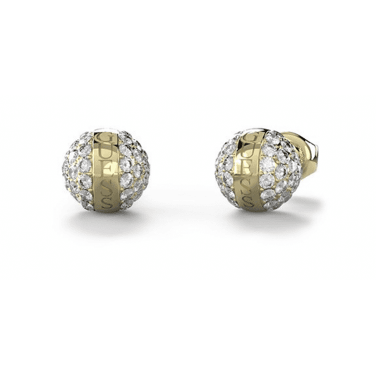 Gold-Tone Stud Ball Earrings