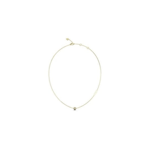 Gold Tone Crystal Bead Necklace