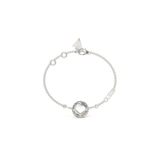 Rolling Hearts Silver Tone Bracelet