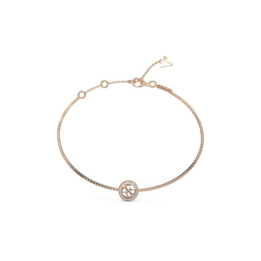 Crystal 4G Charm Bracelet Rose Gold