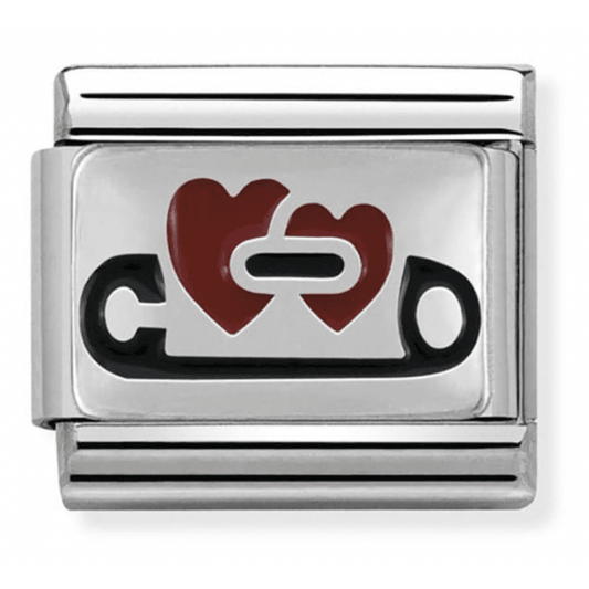Silvershine Safety Pin Charm