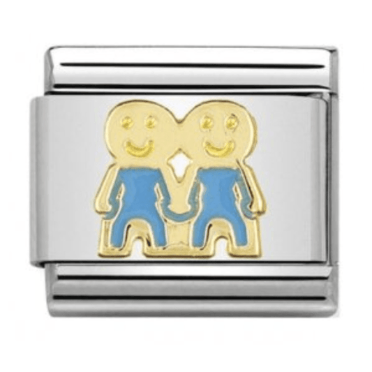 Gold Brothers Charm