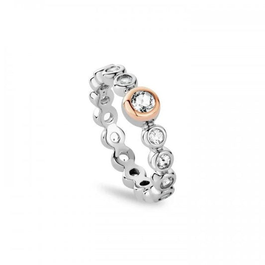 Celebration Silver Tennis Ring - SIZE O