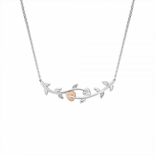 Vine of Life White Topaz Necklace
