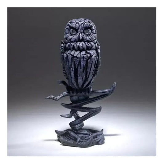 Edge Sculpture Owl - Midnight