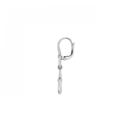 Horsebit Earrings Chandelier White Gold and Diamonds