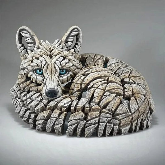 Curled Up Arctic Fox