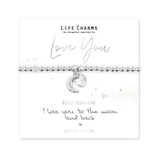 I Love You To The Moon and Back Bracelet