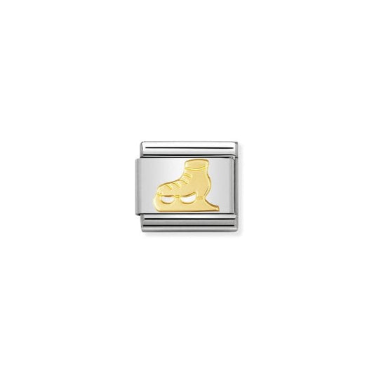 Gold Ice Skate Charm