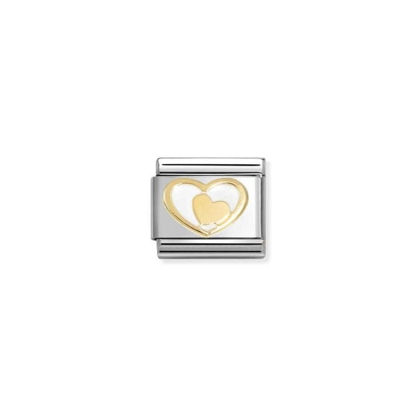 Heart in heart WHITE