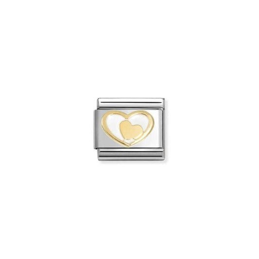 Heart in heart WHITE
