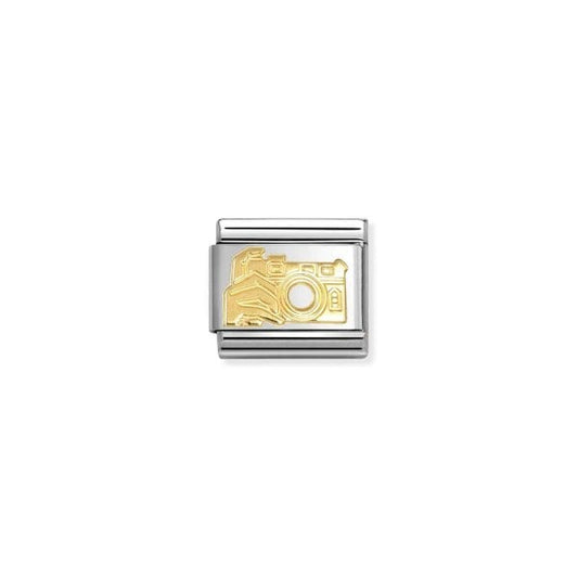 Nomination Classic Gold Camera Snap Charm