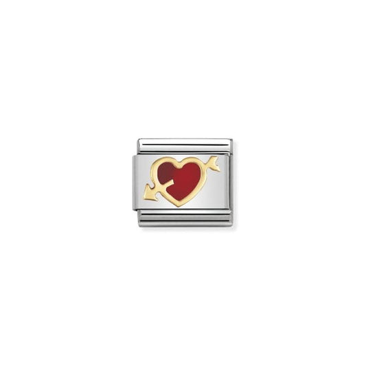 Red Heart with Arrow Charm