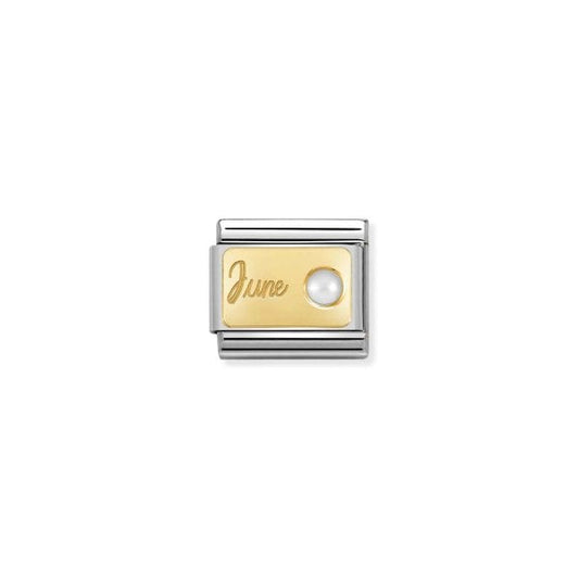 June White Pearl Month Stone