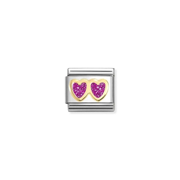 FUCHSIA Double Heart
