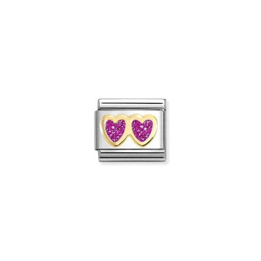 FUCHSIA Double Heart
