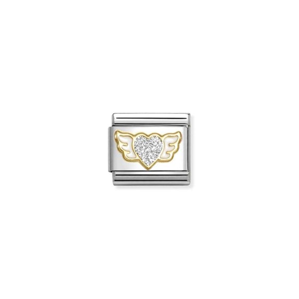 SILVER winged heart