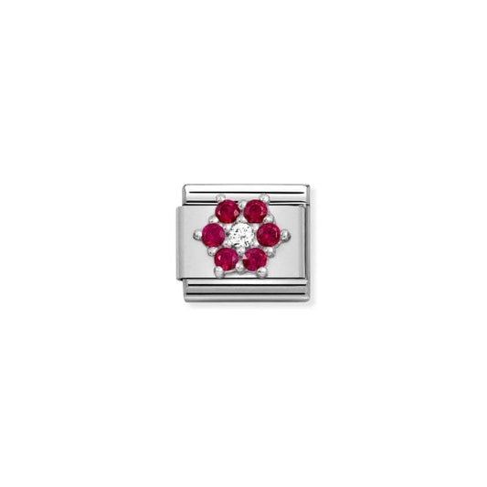 RED and WHITE flower