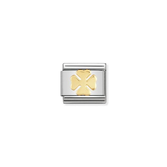 Gold Four Leaf Clover Charm