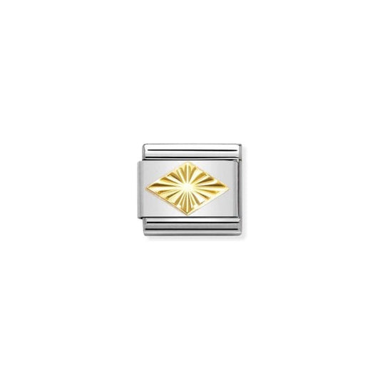 Diamond-coated rhombus