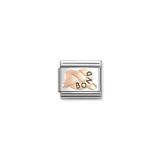 Classic Rose Gold Bond Promises Knot Charm