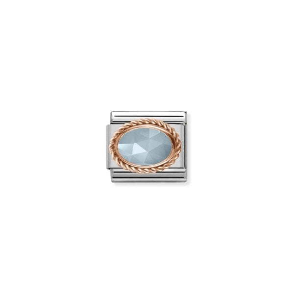 Milky acquamarine