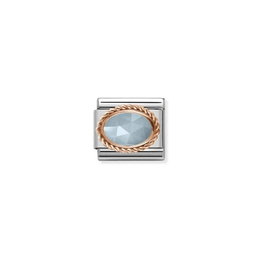 Milky acquamarine