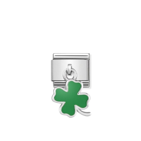 Green four-leaf clover