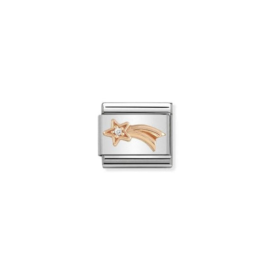 Rose Gold Shooting Star Charm