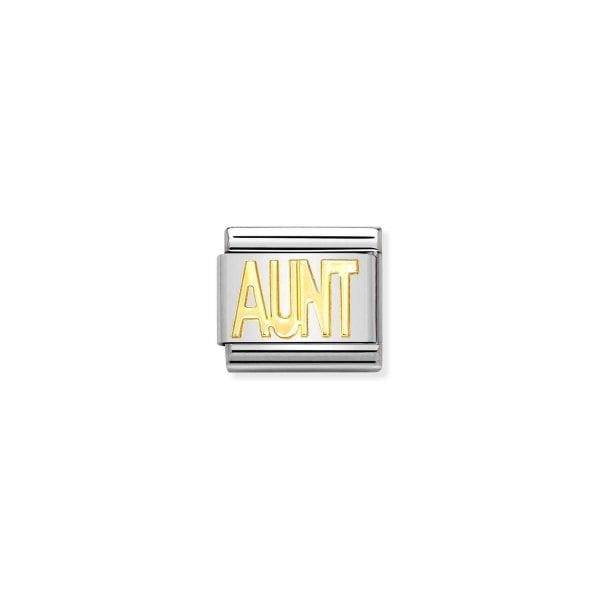 Classic Gold Aunt Charm