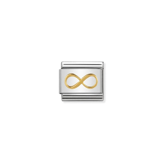 Gold Symbols Infinity Charm