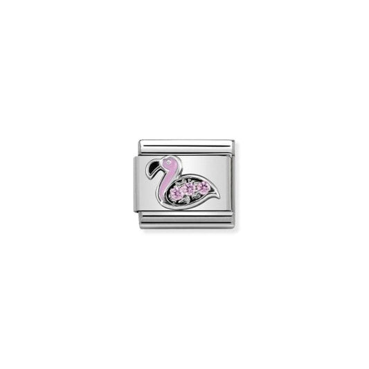 Flamingo with Pink CZ