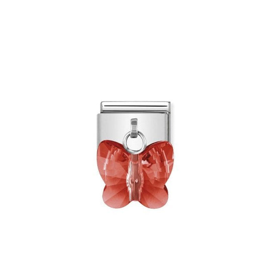 Red Butterfly Pendant charm