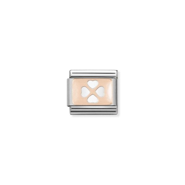 White Four-Leaf Clover