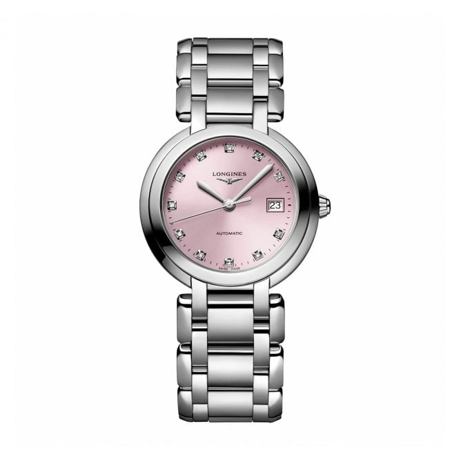 PrimaLuna 30mm Automatic Ladies Stainless Steel Watch