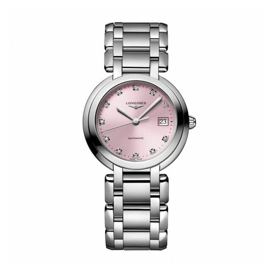 PrimaLuna 30mm Automatic Ladies Stainless Steel Watch