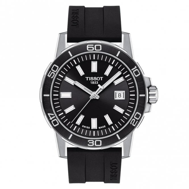 Supersport Gent 44mm Black Dial Quartz Gents Watch