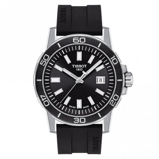 Supersport Gent 44mm Black Dial Quartz Gents Watch
