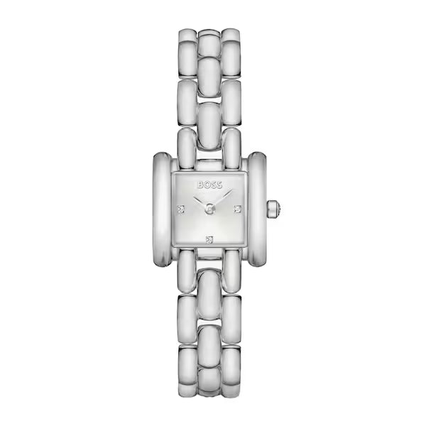 Violet Stainless Steel 21mm Quartz Watch